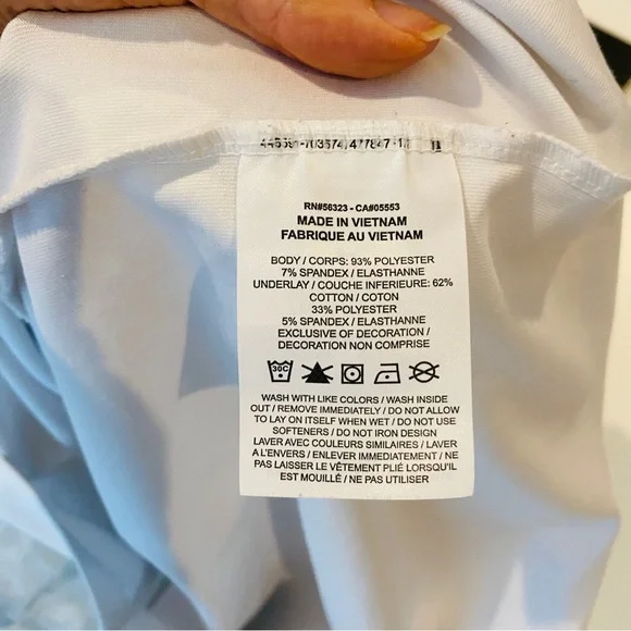 Nike Sportswear Women's Indio Dress White Sz M - Picture 9 of 11